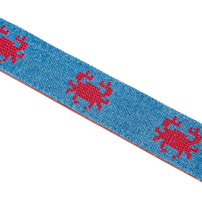Tan Embroidery Webbing Belt