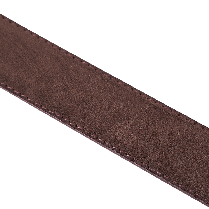 Self Wraped Buckle Suede Belt
