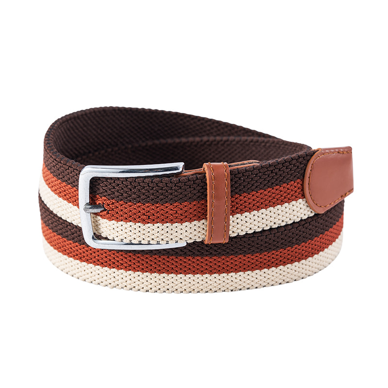 Double Layer Elastic Webbing Braided Belt
