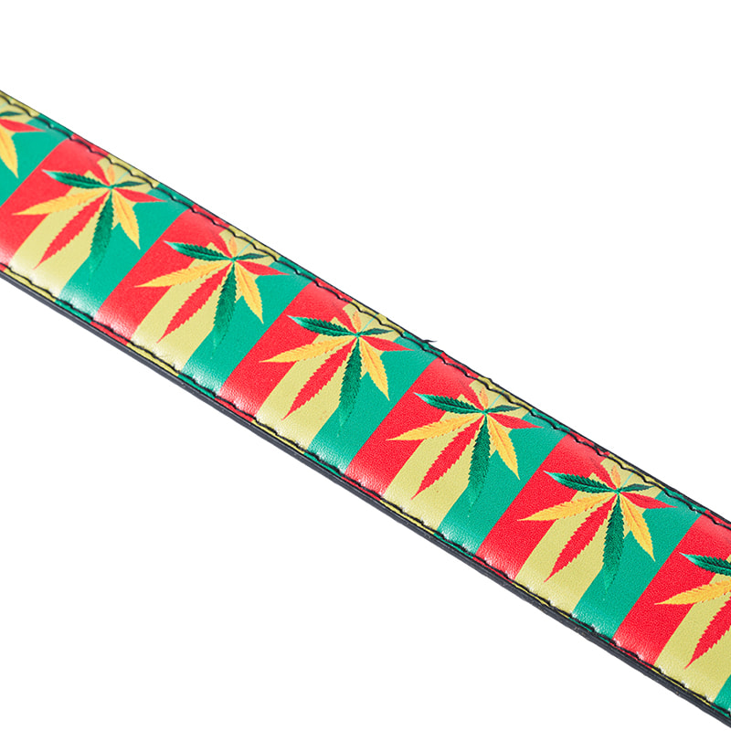 Colored Print Cut Boys Belt