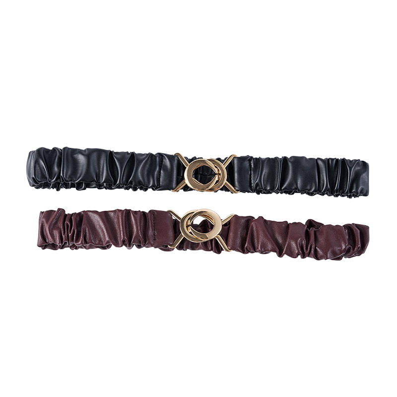 Easy Wear Pleather Elastic Girls Belt