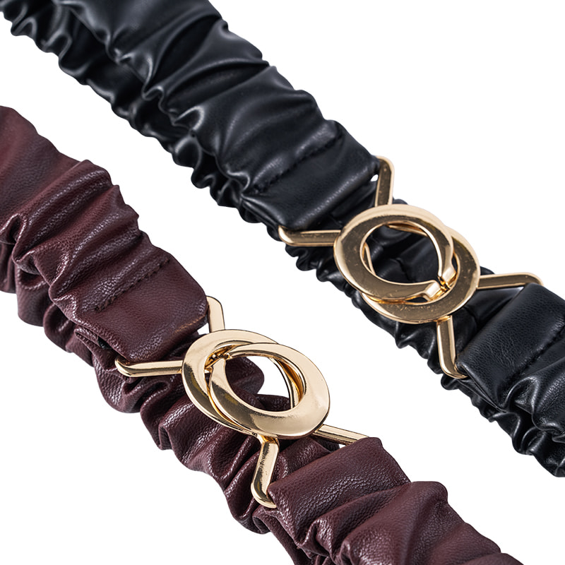 Easy Wear Pleather Elastic Girls Belt