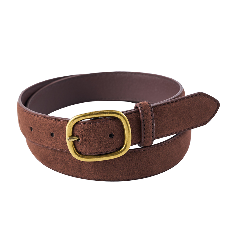Vintage Brown Leather Casual Belt Vintage Brown Leather Casual Belt