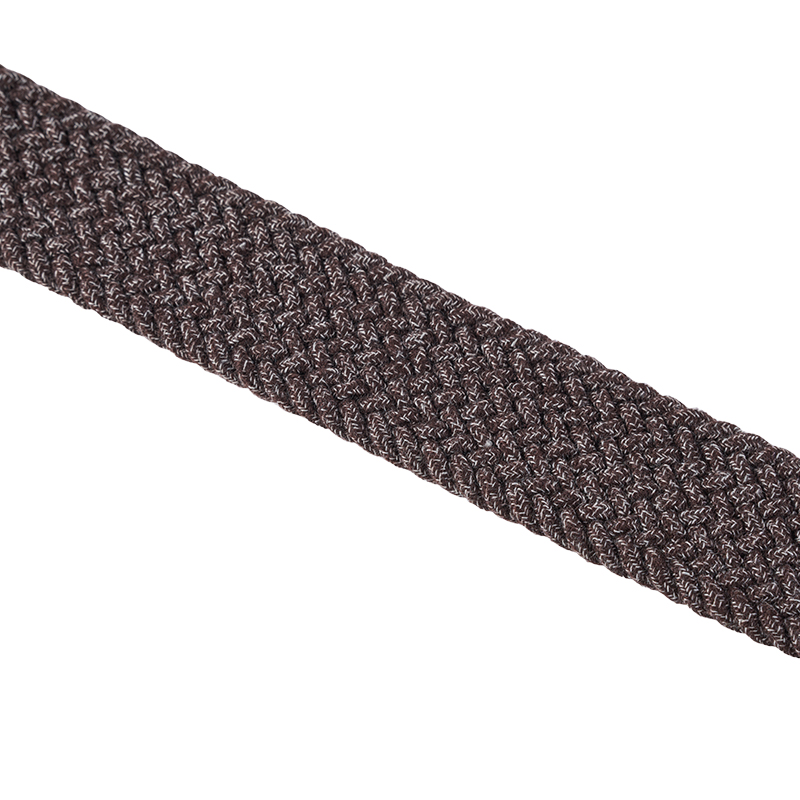 Casual Brown Webbing Braided Belt