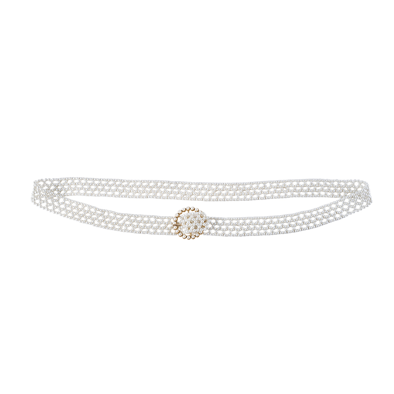 Elegant Multi-Layer Pearl Waist Chain Belt Elegant Multi-Layer Pearl Waist Chain Belt