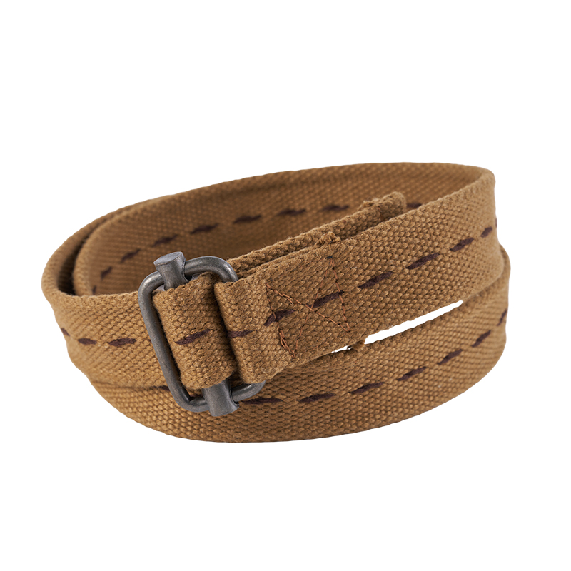 Vintage Khaki Canvas Web Belt Vintage Khaki Canvas Web Belt