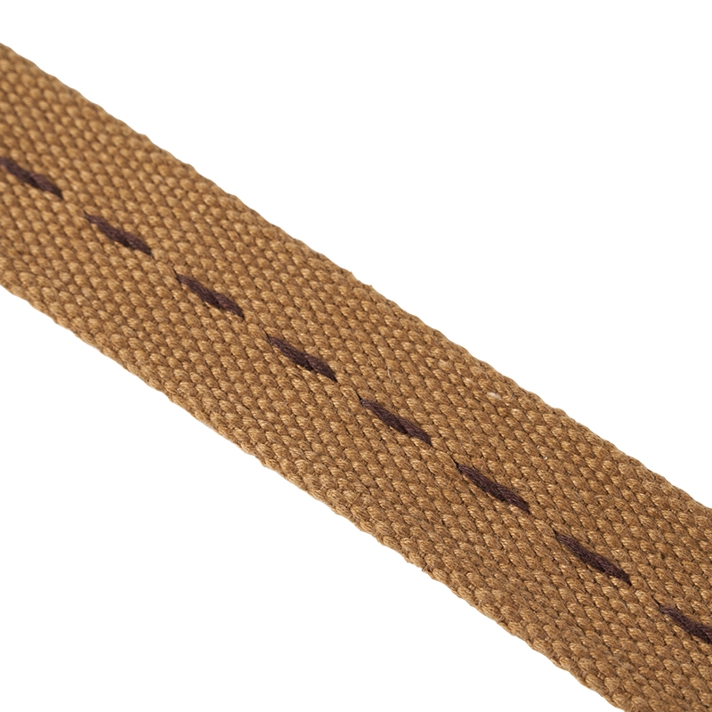 Vintage Khaki Canvas Web Belt