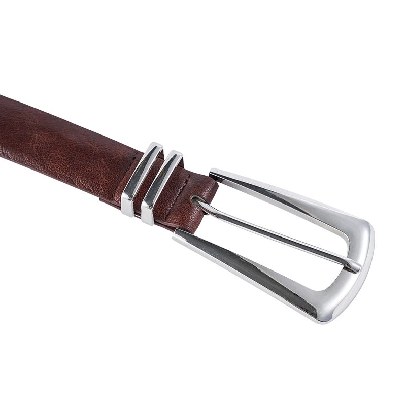 Solid Color Adjustable Leather Belt