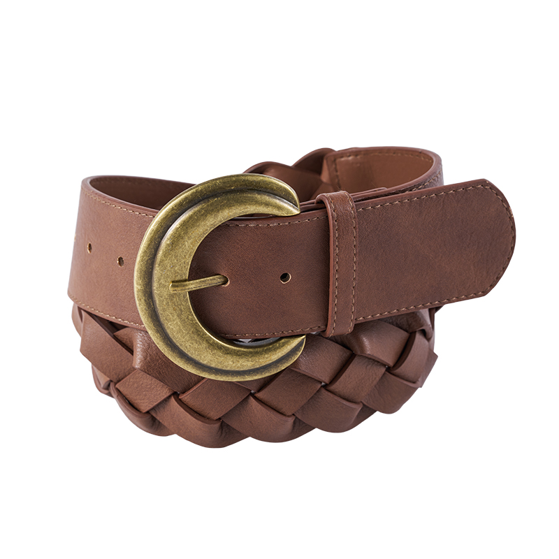 Vintage Braided Leather Waist Belt Vintage Braided Leather Waist Belt