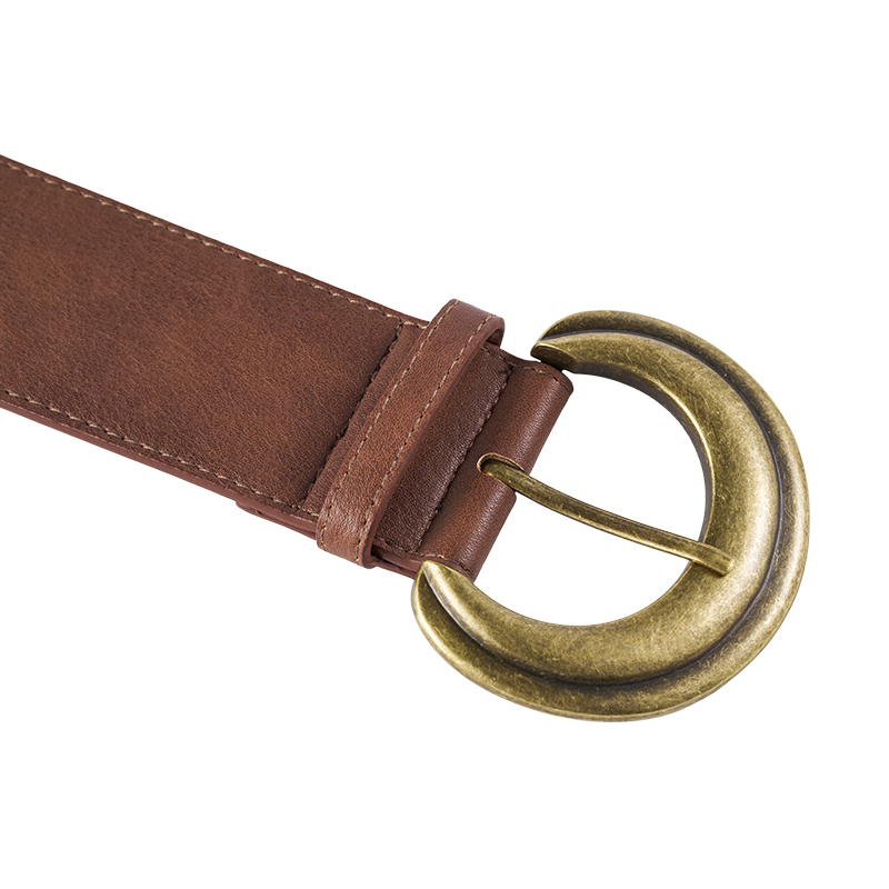 Vintage Braided Leather Waist Belt
