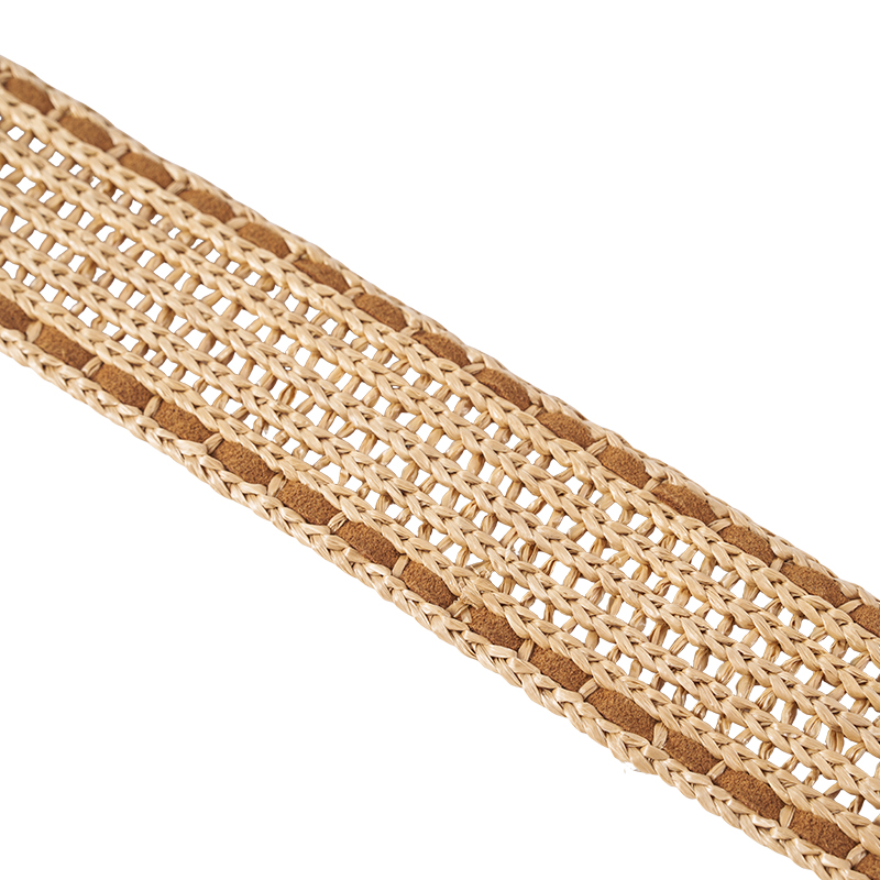 Boho Hollow Weave PP Straw Women Belt