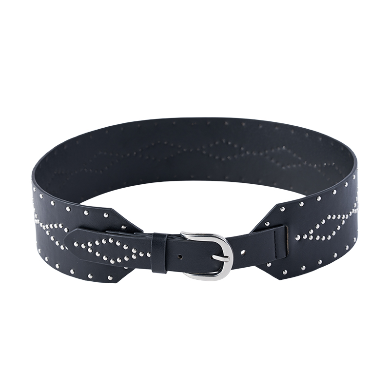 Punk Style Studded Leather Belt Punk Style Studded Leather Belt