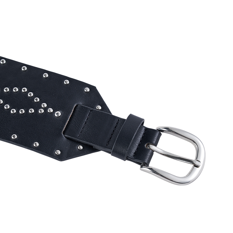 Punk Style Studded Leather Belt Punk Style Studded Leather Belt
