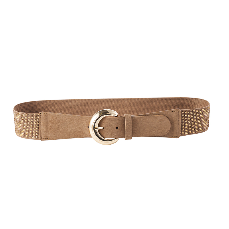 Women's Twist Texture Golden Buckle Belt Women's Twist Texture Golden Buckle Belt