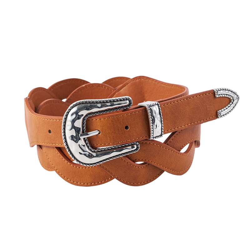 Vintage Brown Braided Leather Belt Vintage Brown Braided Leather Belt